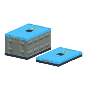 Gudayi folding plastic box with mechanical lock(20*14.5*11.8)