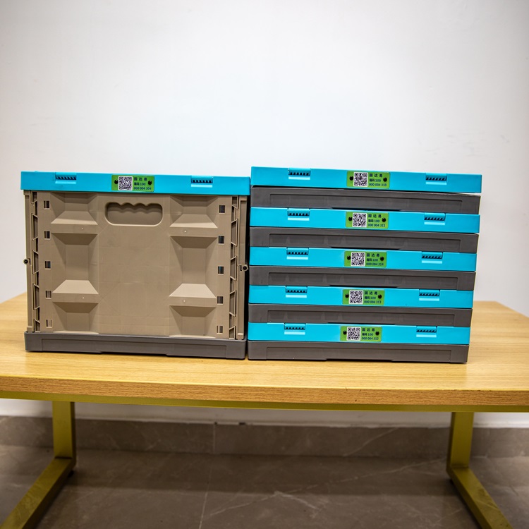 Gudayi folding plastic box with mechanical lock(20*14.5*11.8) - Image 6