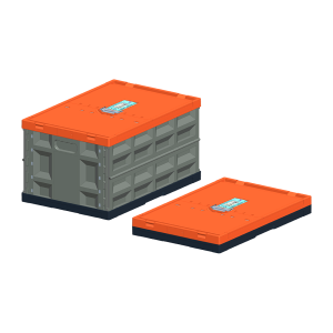 Gudayi folding plastic box with electronic lock(20*14.5*11.8)