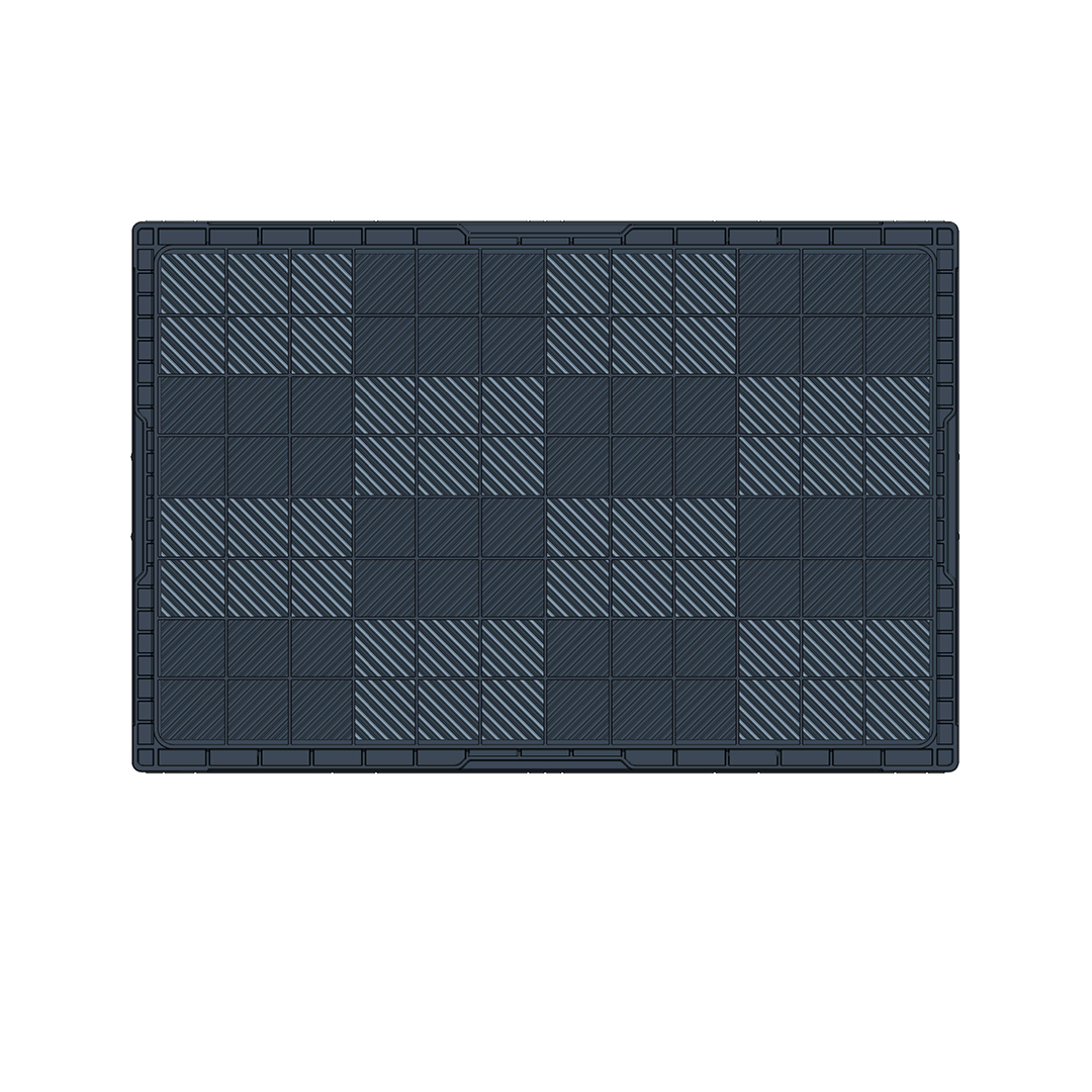 Gudayi folding plastic box with electronic lock(20*14.5*11.8) - Image 6