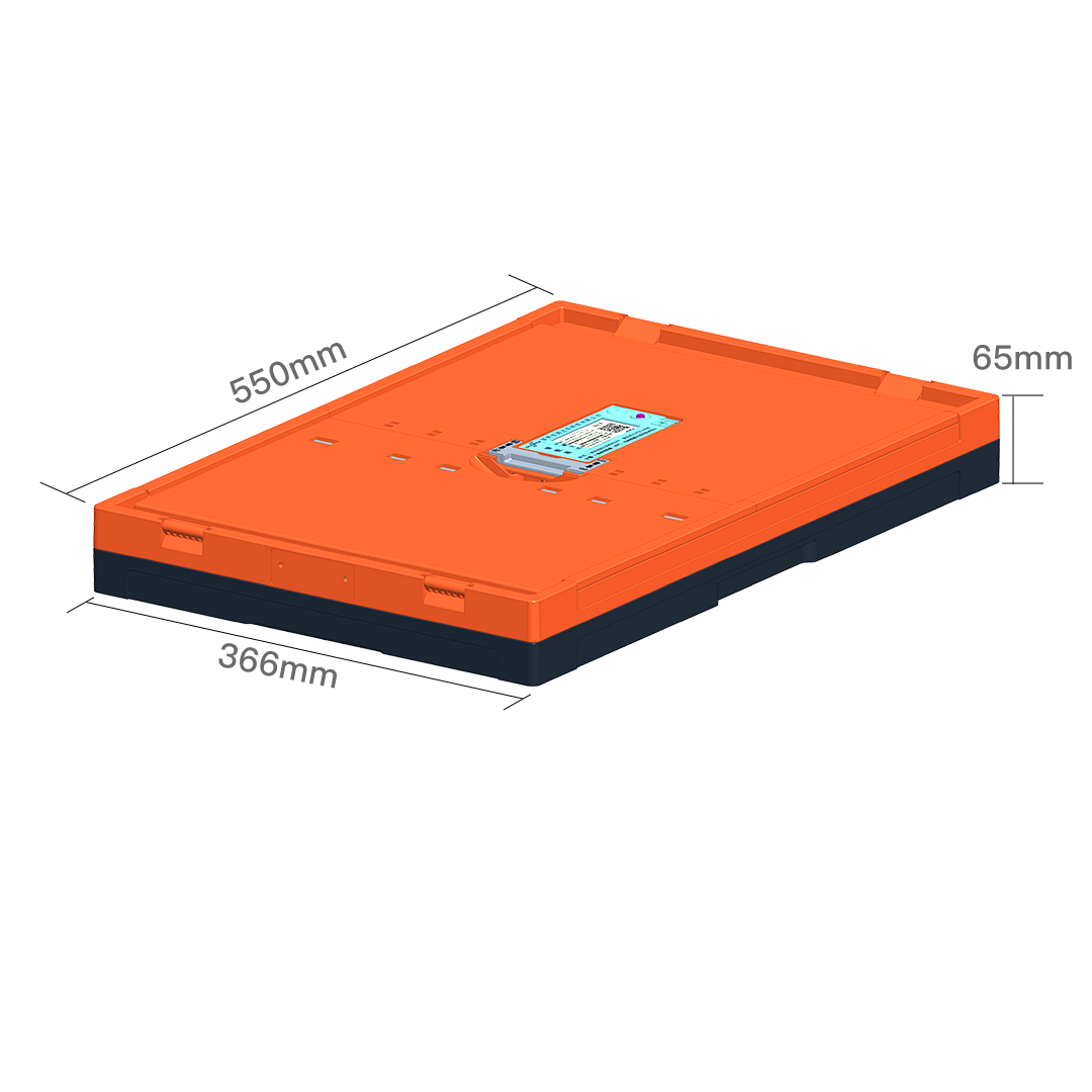 Gudayi folding plastic box with electronic lock(20*14.5*11.8) - Image 3