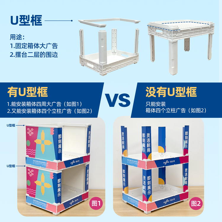 Gudayi Foldable PDQ Display Rack(15.8*11.8*11.8) - Image 3